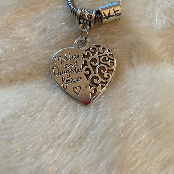 Mother & Daughter Heart Charm Bracelet, Perfect Mother’s Day Gift - Picture 6 of 6